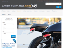 Tablet Screenshot of motodynamic.com